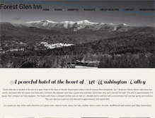 Tablet Screenshot of forestgleninn.com